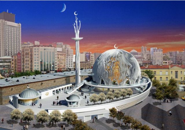 Новая жемчужина Стамбула - мечеть Таксим