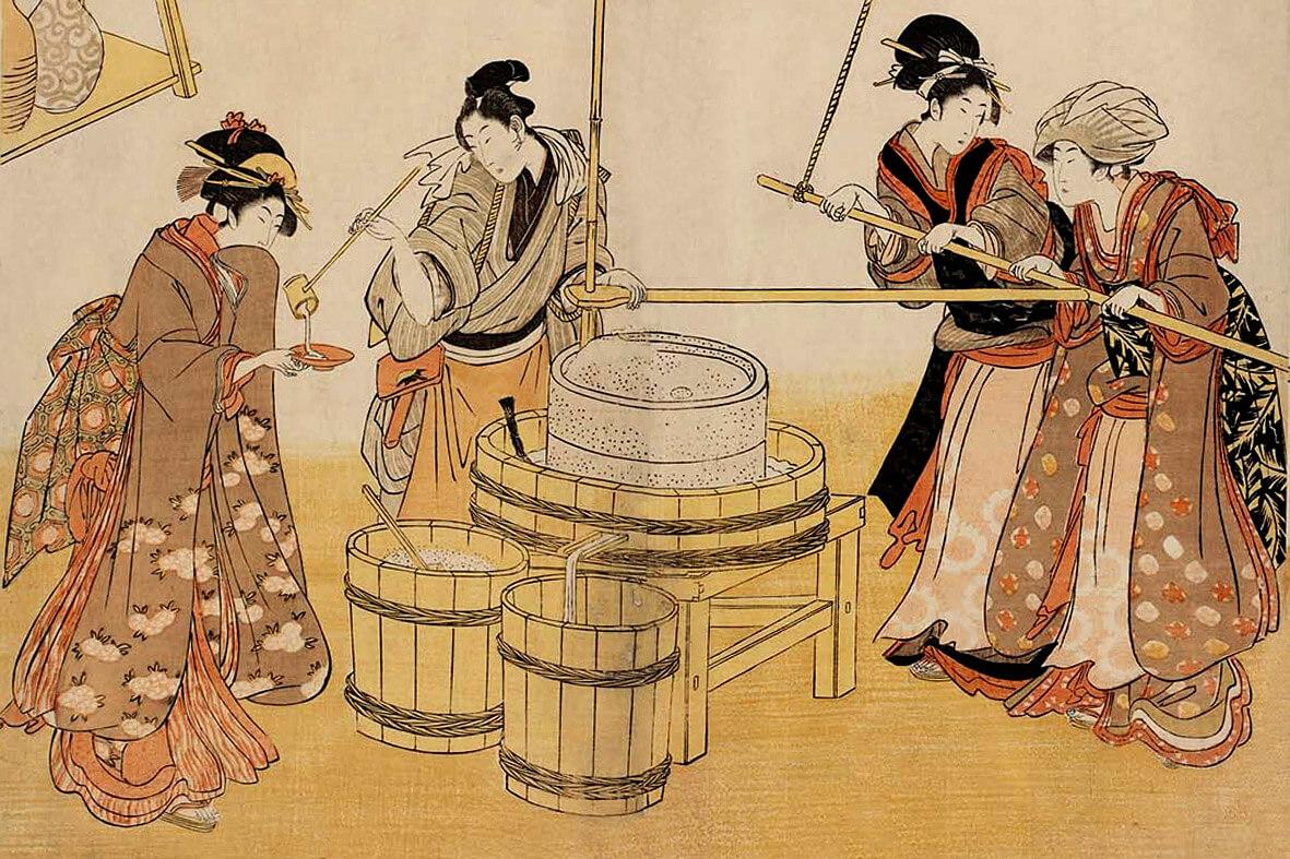 Японское производство саке