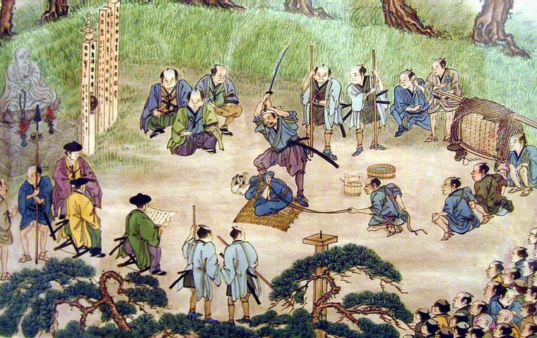 Древняя японская смертная казнь