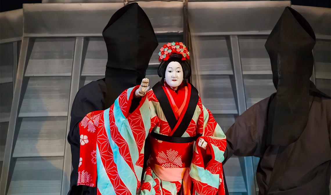 Японский кукольный театр марионеток