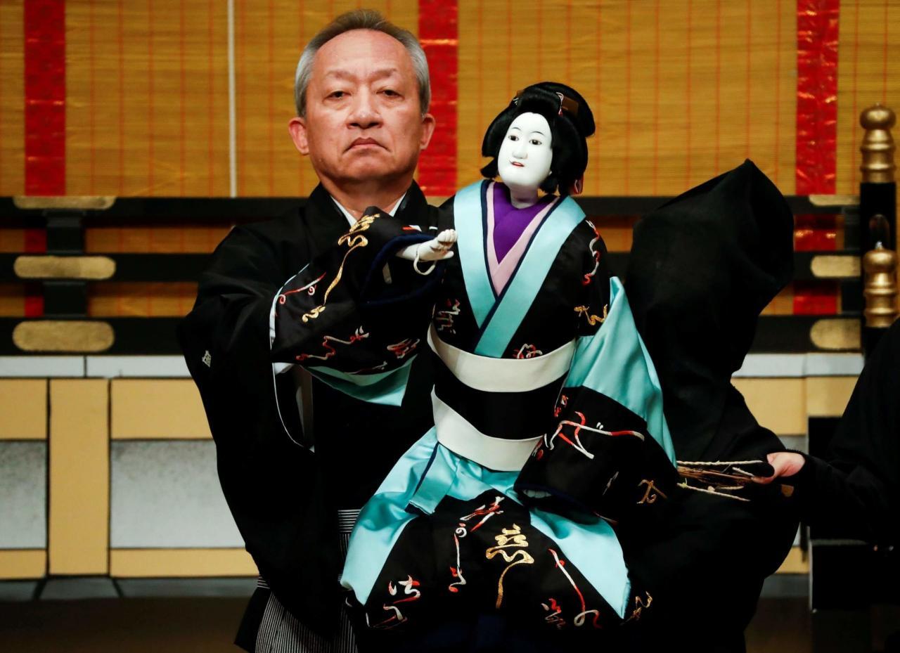 Японские театральные куклы и марионетки