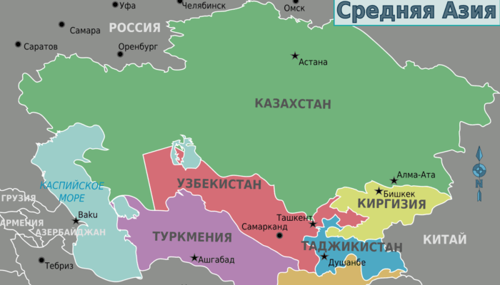 &lt; Span&gt; Карта Узбекистан граничит с Россией? - Нет, в составе Российской Федерации Узбекистан не имеет непосредственных границ. Тем не менее, страны поддерживают хорошие отношения.