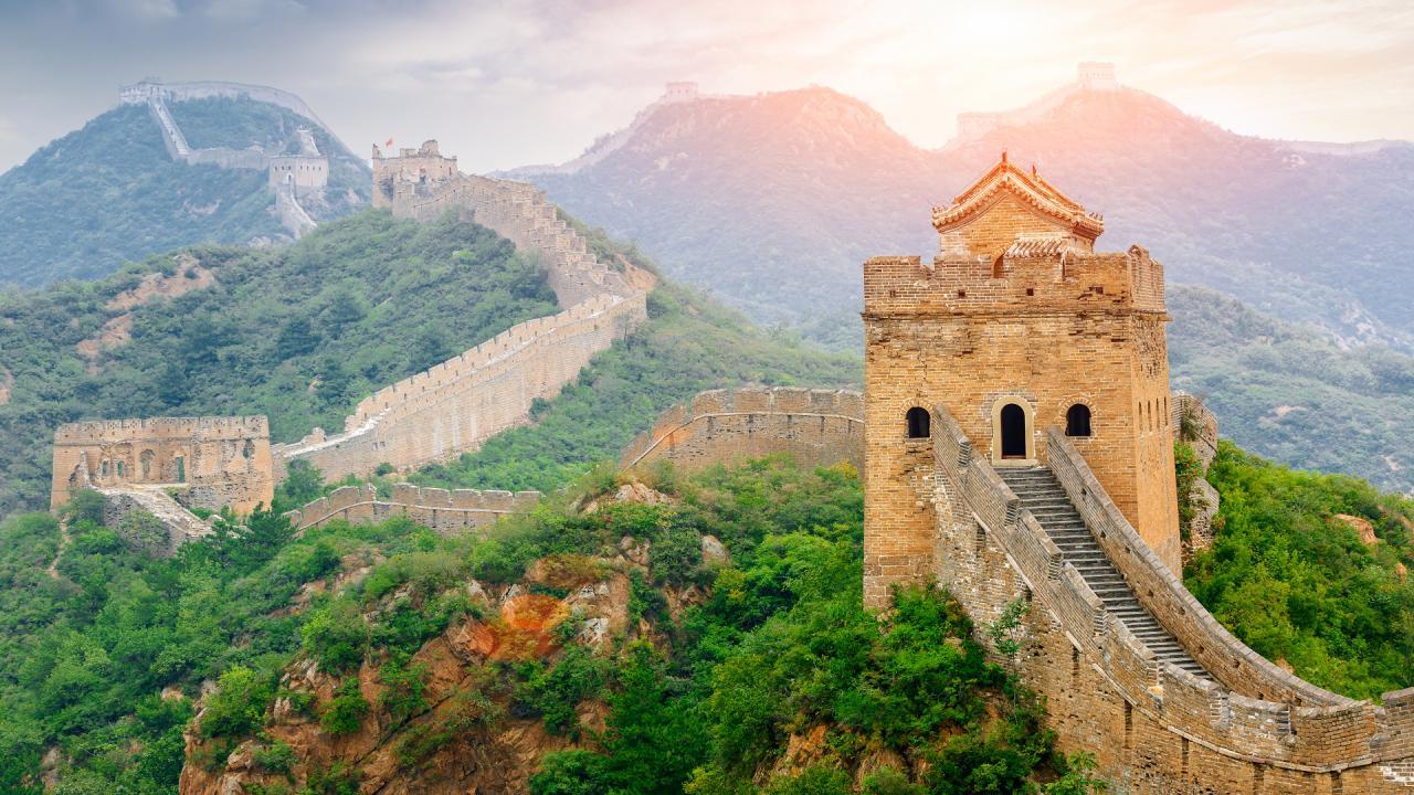 Великая Китайская стена в горах