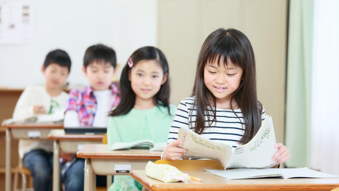 Школьные японские дети